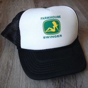 Farmhouse Swinger Trucker Hat Funny Girl Vintage